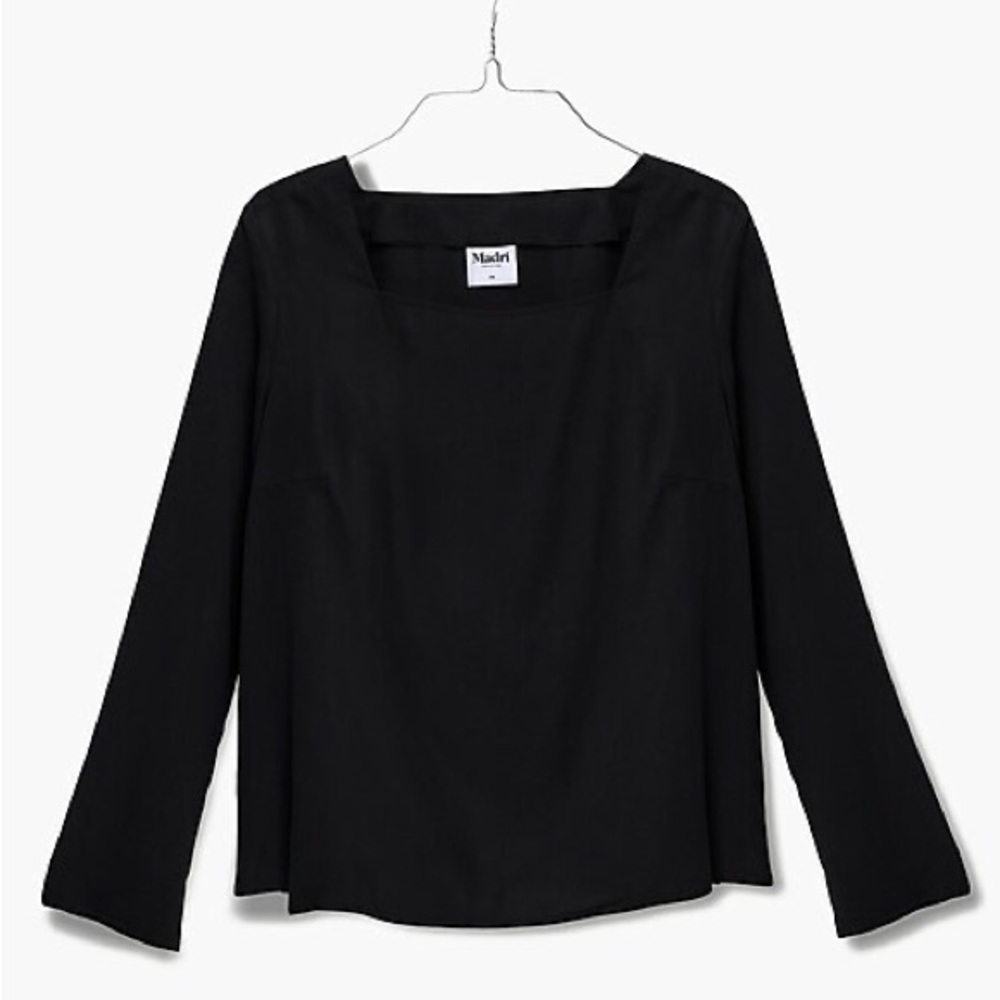 Madri Collection Panel Nursing Top In Black